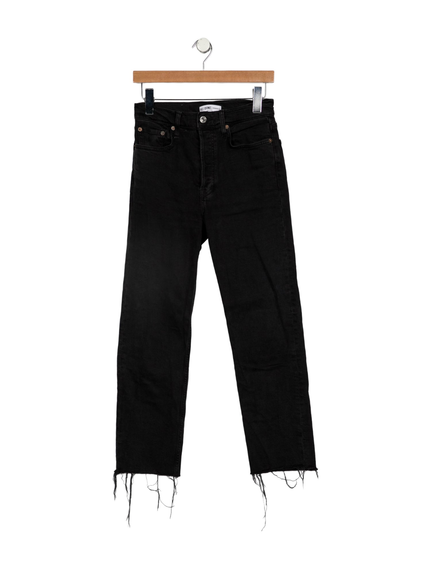 RE/DONE Mid-Rise Straight Leg Jeans